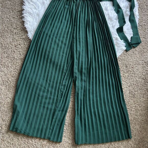 Kirundo Pants Jumpsuit Belted Green Womens Size Small - Picture 4 of 9